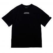 LINE LOGO TOUR 1/2 TEE BLACK