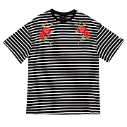 DOUBLE ROSES 1/2 TEE WHITE