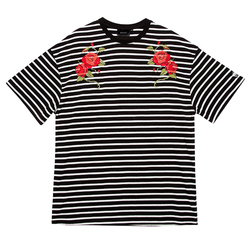 DOUBLE ROSES 1/2 TEE WHITE