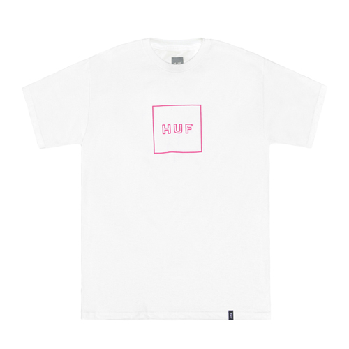 OUTLINE BOX LOGO TEE-WHT