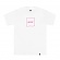 OUTLINE BOX LOGO TEE-WHT