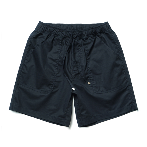 Cotton Half Pants Navy