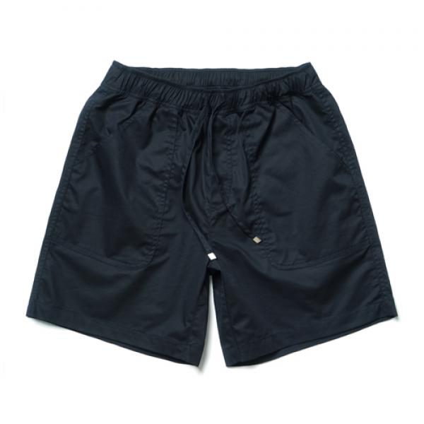 Cotton Half Pants Navy
