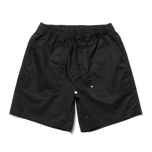Cotton Half Pants Black