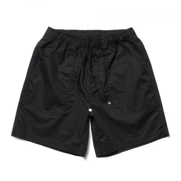 Cotton Half Pants Black
