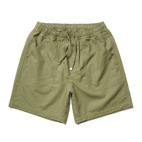 Linen Half Pants Khaki