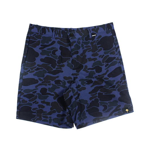 Multi-color camo pants blue