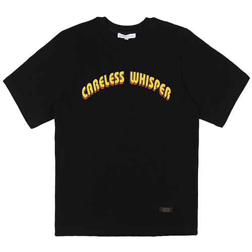 CARELESS WHISPER TEE (BLACK)
