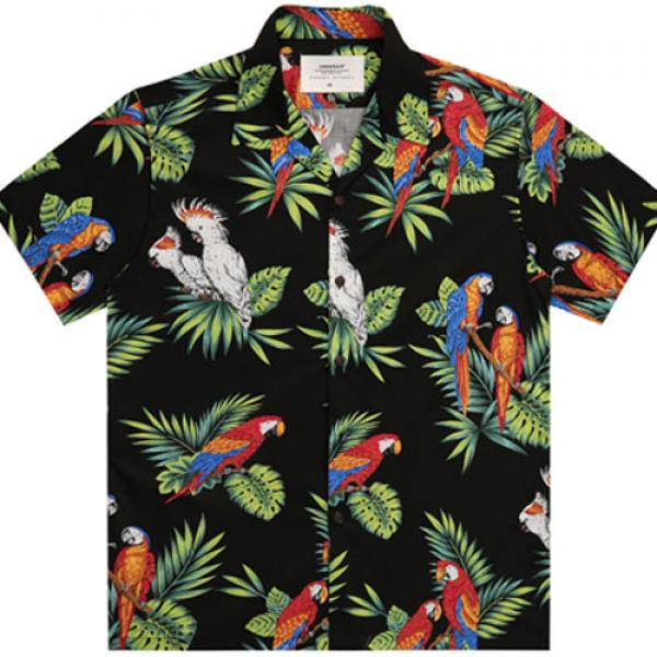 Big Parrot Aloha Shirt(U) - Black