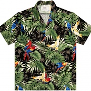 B-Leaf Aloha Shirt(U) - Black