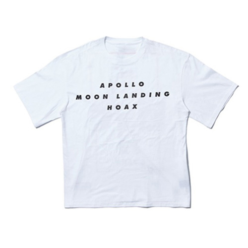 17SU MOON SQUARE WHITE TEE
