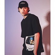 Car Print T-Shirt Black