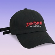 Division Lettering 2 Strap Cap Black