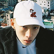 Olive 6P Cap - White