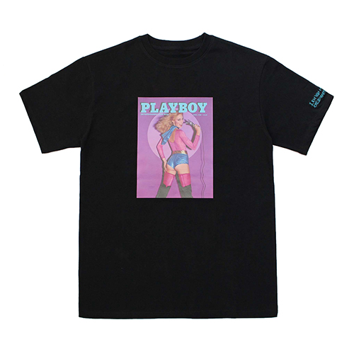 [HBXPB] PLAYBOY VINTAGE COVER TEE 4-BLACK