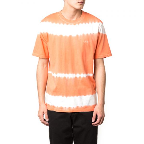 SPRAY STRIPE S/SL TEE-ORANGE