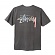 CHECKER STOCK PIG. DYE PKT TEE-BLK