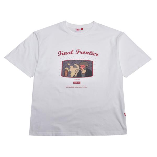 UKIYOE SMOKING TEE_WHITE