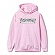 ROSES PULLOVER HOOD-LIGHT PINK