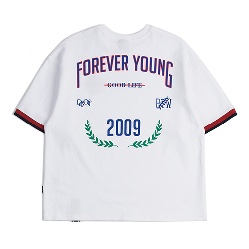 [ROMANTIC CROWN] FOREVER YOUNG T SHIRT_WHITE