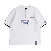 [ROMANTIC CROWN] 2009 ZIP UP T SHIRT_WHITE