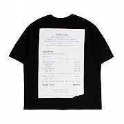 [ROMANTIC CROWN] RECEIPT T SHIRT_BLACK