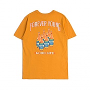 [ROMANTIC CROWN] BOTTLE BEER T SHIRT_MUSTARD