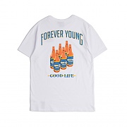 [ROMANTIC CROWN] BOTTLE BEER T SHIRT_WHITE