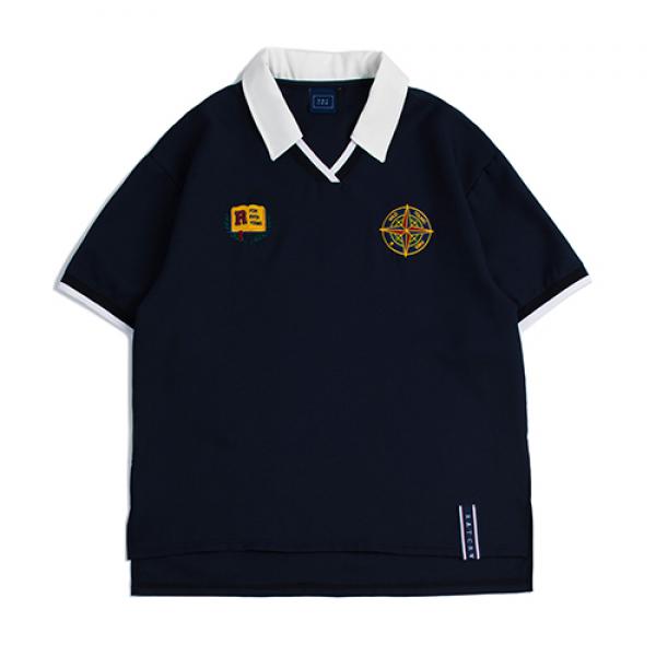 [ROMANTIC CROWN] FOREVER YOUNG JERSEY_NAVY