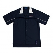 [ROMANTIC CROWN] FOREVER YOUNG BOWLING SHIRT_NAVY