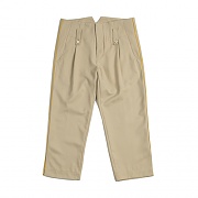 [ROMANTIC CROWN] PIPING CAPRI PANTS_BEIGE
