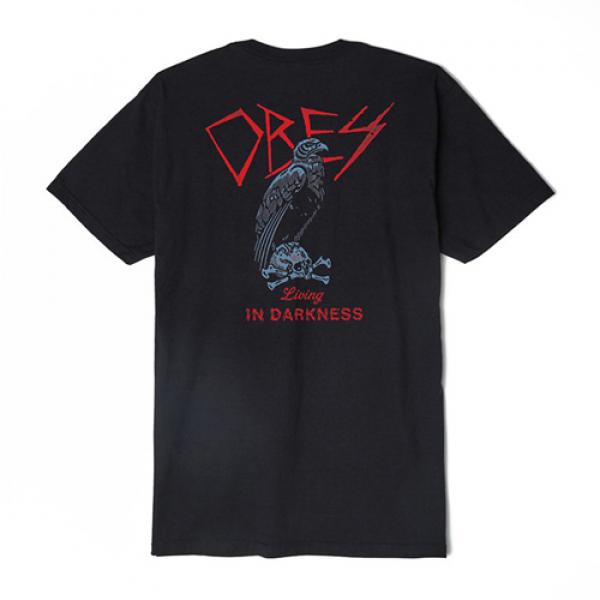 (163081545)LIVING IN DARKNESS TEE-BLK