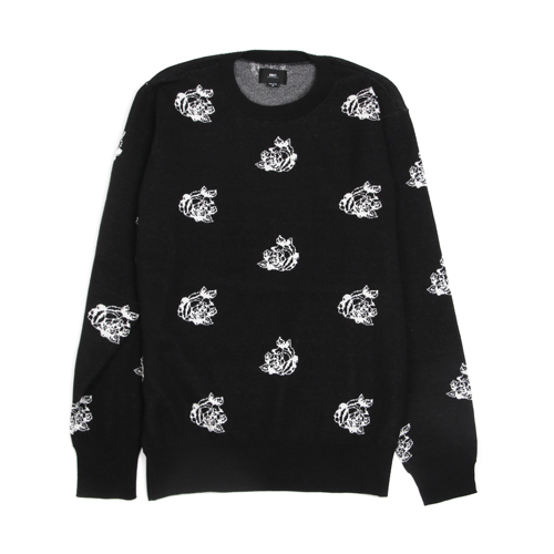 (151000037)SHEPARD ROSE SWEATER-BLK MULTI