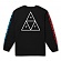 MULTI TRIPLE TRIANGLE LS TEE-BLK