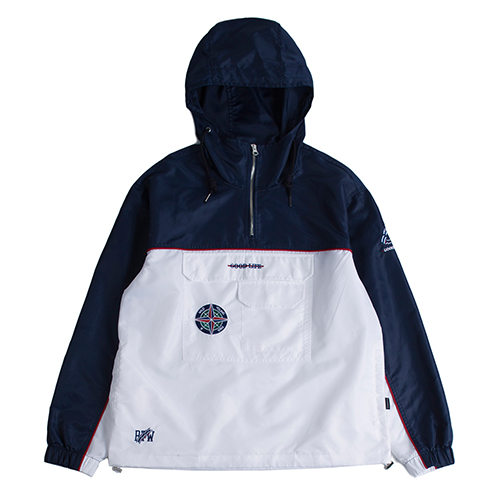 [ROMANTIC CROWN] PIPING ANORAK_NAVY