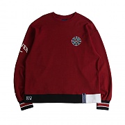 [ROMANTIC CROWN] FOREVER YOUNG SWEAT SHIRT_BURGUNDY