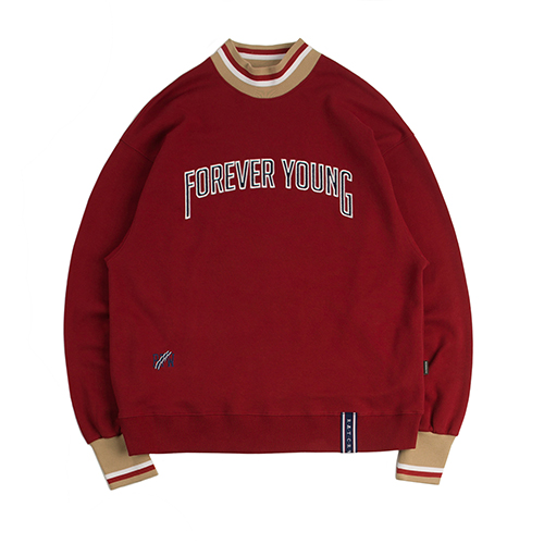 [ROMANTIC CROWN] FY TURTLE SWEAT SHIRT_BURGUNDY