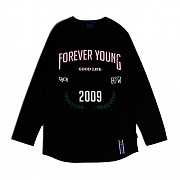 [ROMANTIC CROWN] FOREVER YOUNG LONG SLEEVE_BLACK