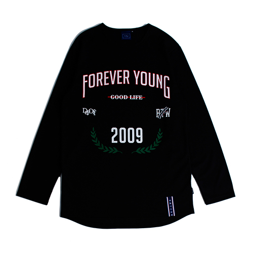 [ROMANTIC CROWN] FOREVER YOUNG LONG SLEEVE_BLACK