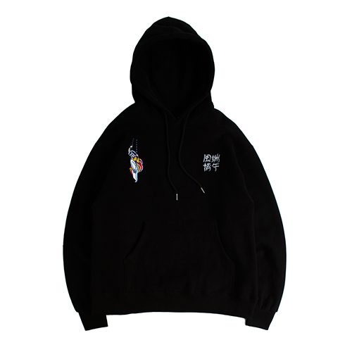 [ROMANTIC CROWN] ܿǳ HOODIE_BLACK