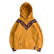 [ROMANTIC CROWN] BAND LINE HOODIE_MUSTARD