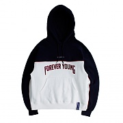 [ROMANTIC CROWN] FOREVER YOUNG PIPING HOODIE_WHITE