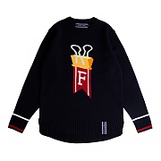 [ROMANTIC CROWN] BINDER KNIT_NAVY