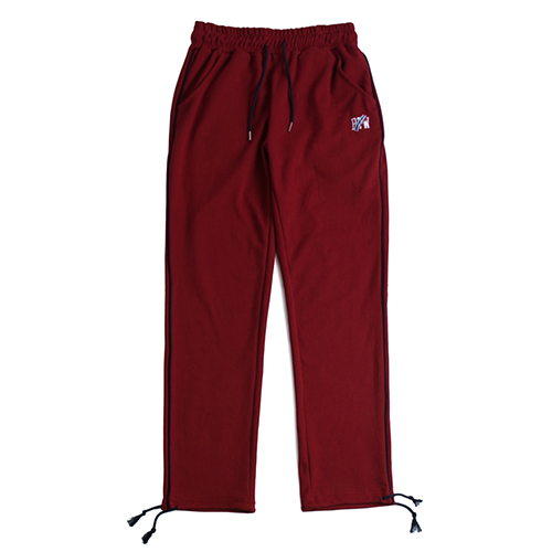 [ROMANTIC CROWN] PIPING SWEAT PANTS_BURGUNDY