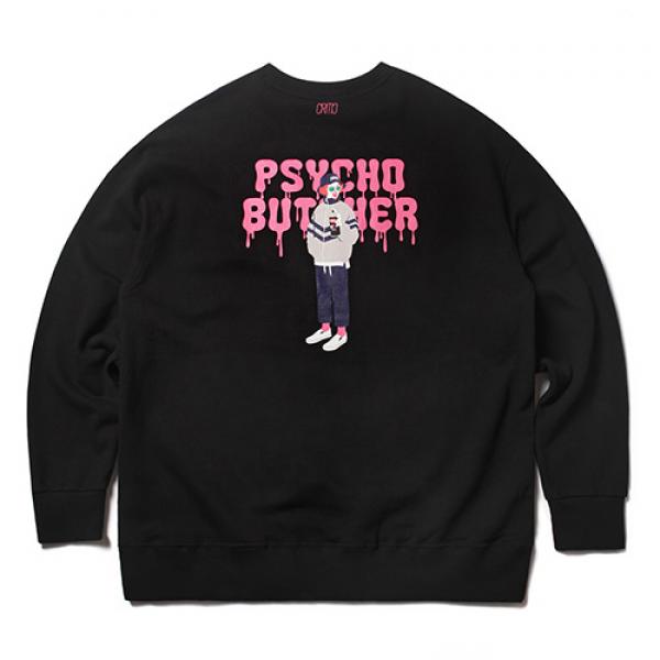 PSYCHO BUTCHER SWEAT SHIRT(BLACK)_CTOEACR04UC6