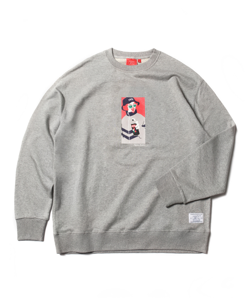 PSYCHO BUTCHER BOX SWEAT SHIRT(GRAY)_CTOEACR02UC4