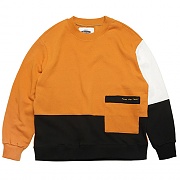 COLOR BLOCK SWEAT-SHIRTS-YELLOW