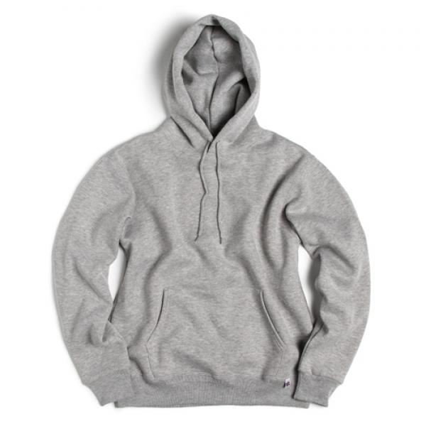 NU BLEND SWEAT PULLOVER HOODIE-H. GREY