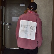 CARE FLEECE JACKET_DUSTY RED