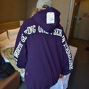 SENTENCE HOODED SWEATSHIRT_PURPLE